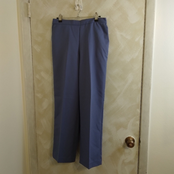 Size 8 Alfred Dunner Violet Pull On Pants NWT Short - Picture 6 of 7
